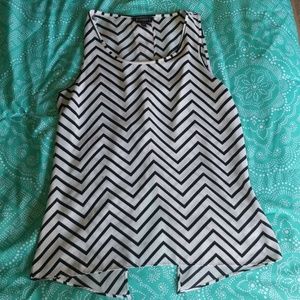 Chevron Split-Back Tank